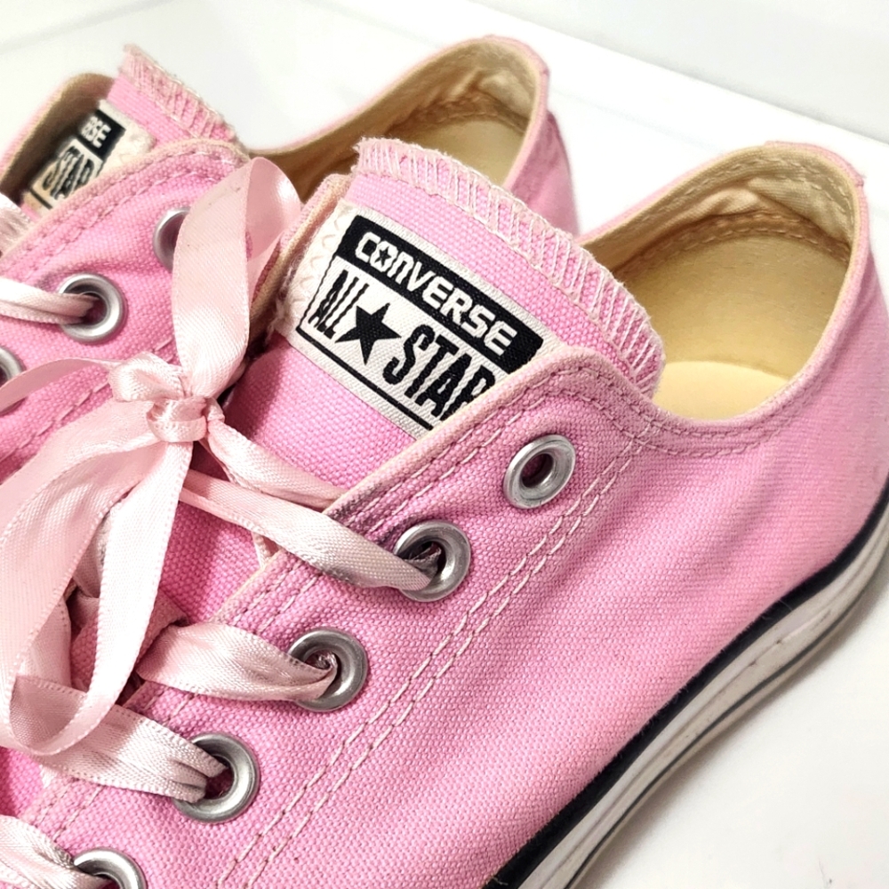 Baby pink Converse